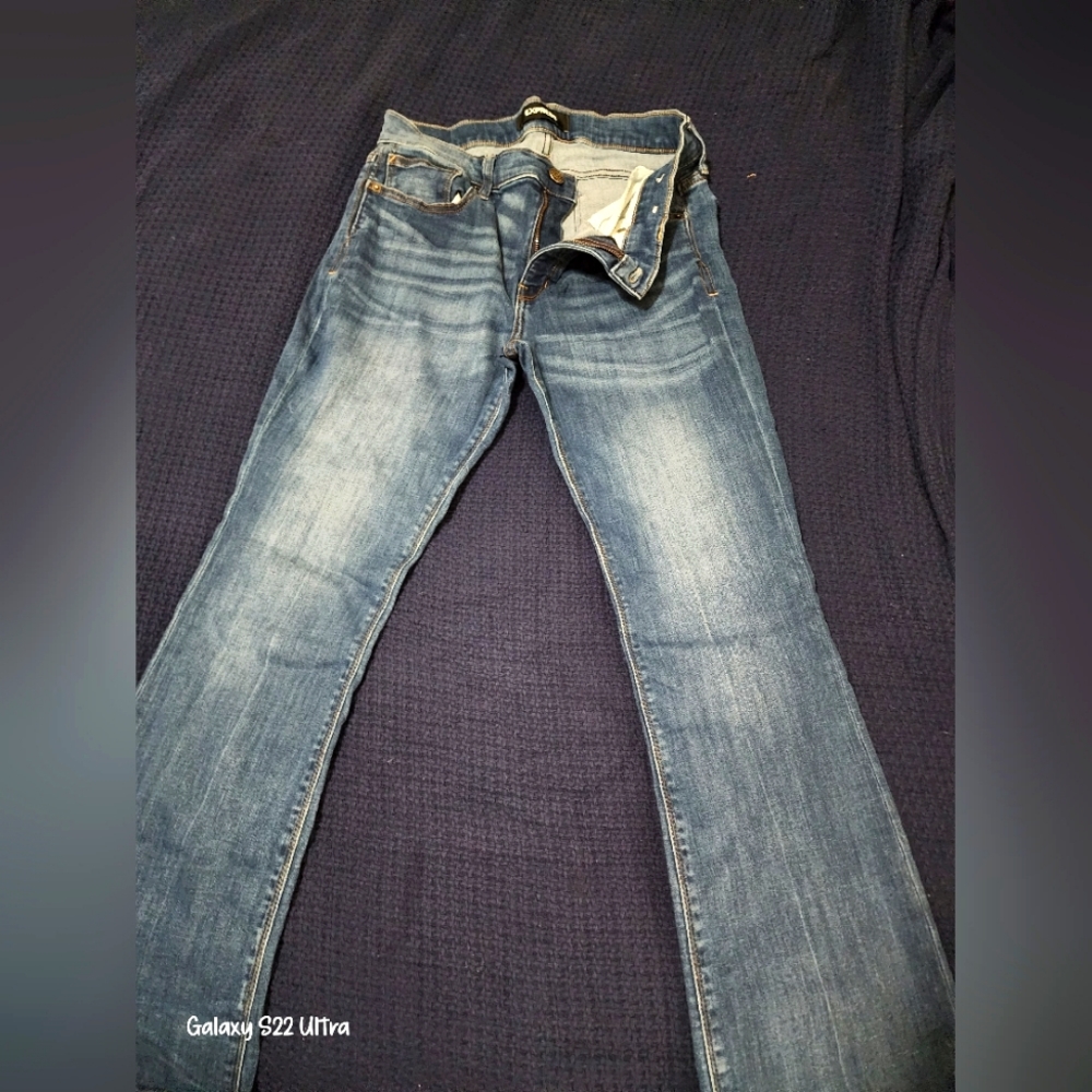Express barely bootcut jean